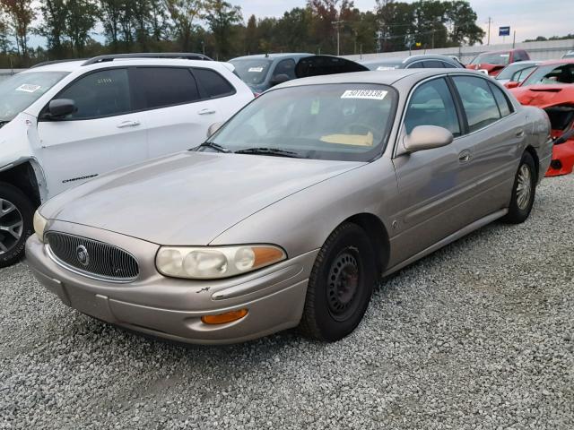 1G4HP54K624170555 - 2002 BUICK LESABRE CU GOLD photo 2