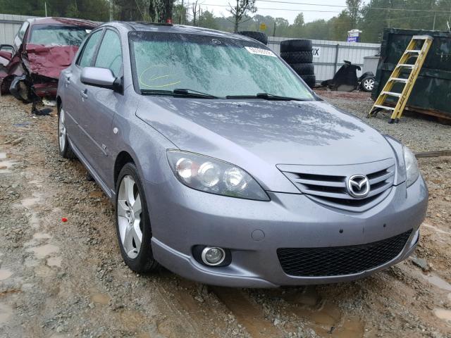 JM1BK343651235383 - 2005 MAZDA 3 HATCHBAC GRAY photo 1