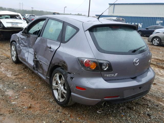 JM1BK343651235383 - 2005 MAZDA 3 HATCHBAC GRAY photo 3