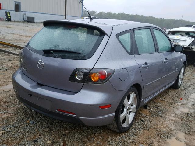 JM1BK343651235383 - 2005 MAZDA 3 HATCHBAC GRAY photo 4