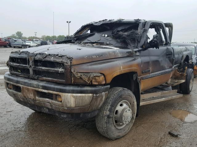 3B7MF33662M307870 - 2002 DODGE RAM 3500 BLACK photo 2