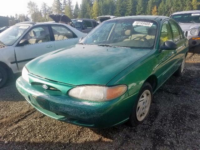 3FAFP13P22R144601 - 2002 FORD ESCORT GREEN photo 2