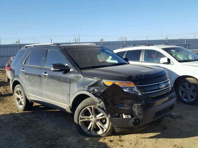 1FM5K8F84FGB27664 - 2015 FORD EXPLORER L BLACK photo 1