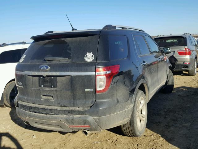 1FM5K8F84FGB27664 - 2015 FORD EXPLORER L BLACK photo 4