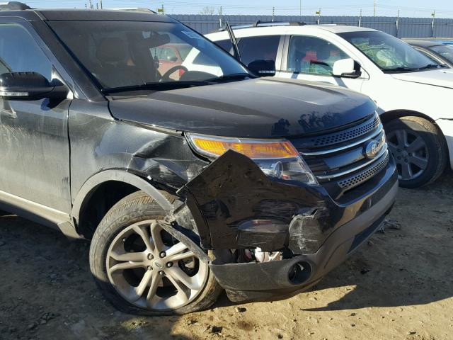 1FM5K8F84FGB27664 - 2015 FORD EXPLORER L BLACK photo 9