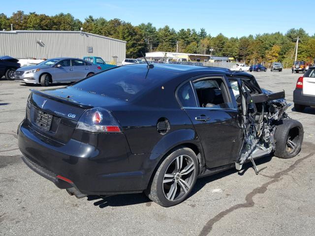 6G2EC57Y28L137433 - 2008 PONTIAC G8 GT BLACK photo 4