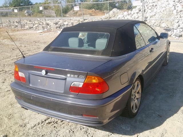 WBABS33401JY40498 - 2001 BMW 325 CI GRAY photo 4