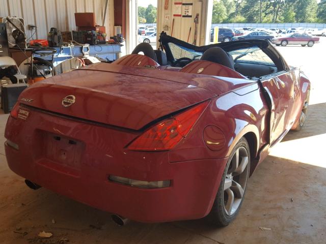 JN1AZ36A96M451766 - 2006 NISSAN 350Z ROADS RED photo 4