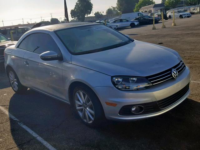 WVWBW7AH9CV000185 - 2012 VOLKSWAGEN EOS KOMFOR SILVER photo 1