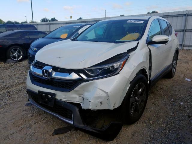 2HKRW1H81HH515156 - 2017 HONDA CR-V EXL WHITE photo 2