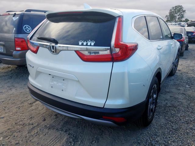 2HKRW1H81HH515156 - 2017 HONDA CR-V EXL WHITE photo 4