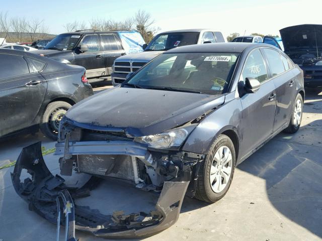 1G1PA5SH0F7149772 - 2015 CHEVROLET CRUZE LS PURPLE photo 2