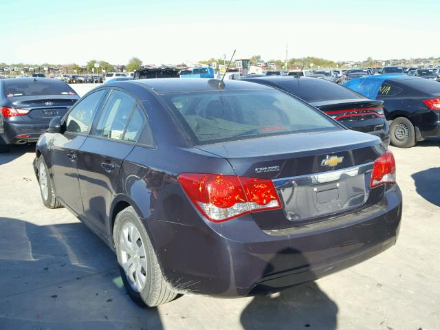 1G1PA5SH0F7149772 - 2015 CHEVROLET CRUZE LS PURPLE photo 3