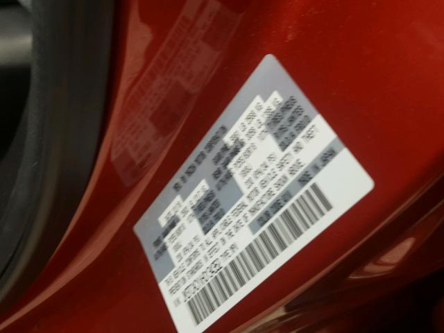 JM3TCACYXH0134352 - 2017 MAZDA CX-9 TOURI RED photo 10