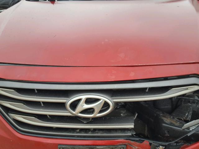 5NPE34AF7GH318749 - 2016 HYUNDAI SONATA SPO RED photo 7