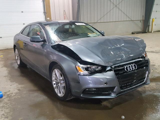 WAULFAFR7EA068737 - 2014 AUDI A5 PREMIUM GRAY photo 1