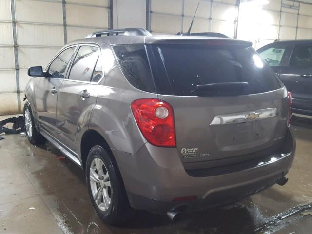 2GNFLEE54C6112158 - 2012 CHEVROLET EQUINOX LT GRAY photo 3