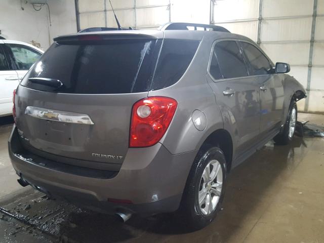 2GNFLEE54C6112158 - 2012 CHEVROLET EQUINOX LT GRAY photo 4