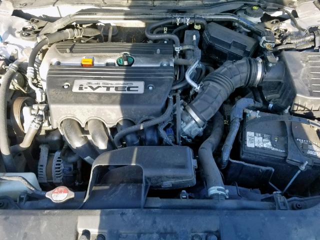 1HGCP26838A004374 - 2008 HONDA ACCORD EXL SILVER photo 7