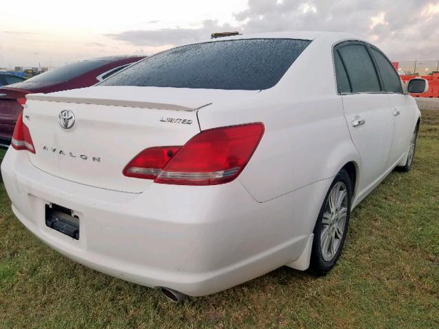 4T1BK36B08U297235 - 2008 TOYOTA AVALON XL WHITE photo 4