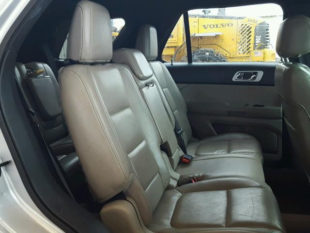 1FMHK7F84BGA46388 - 2011 FORD EXPLORER L SILVER photo 6