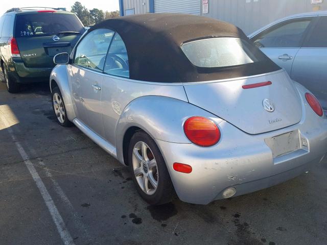 3VWCD21Y94M301836 - 2004 VOLKSWAGEN NEW BEETLE ვერცხლისფერი ფოტო 3