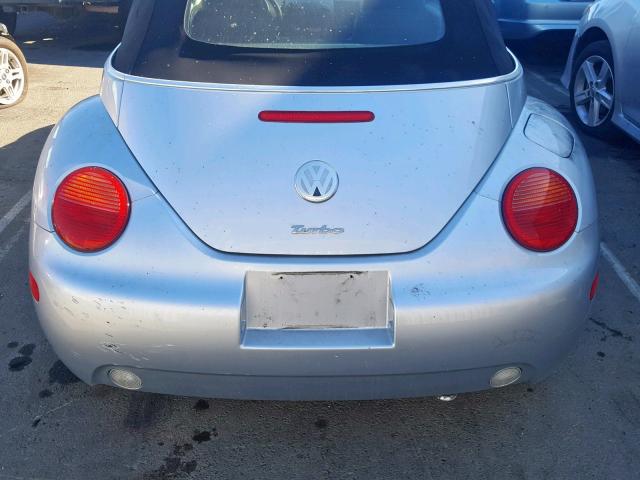 3VWCD21Y94M301836 - 2004 VOLKSWAGEN NEW BEETLE ვერცხლისფერი ფოტო 9