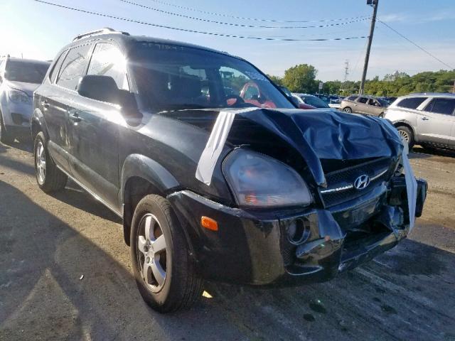 KM8JM12B86U253447 - 2006 HYUNDAI TUCSON GL BLACK photo 1