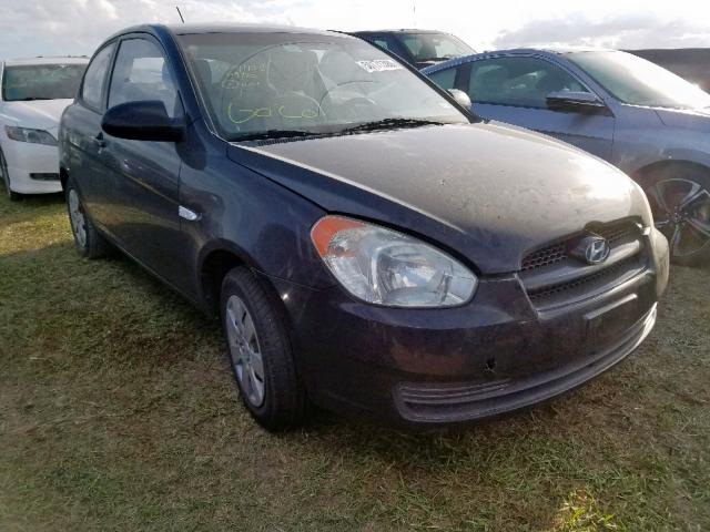 KMHCM36CX9U127120 - 2009 HYUNDAI ACCENT GS BLACK photo 1