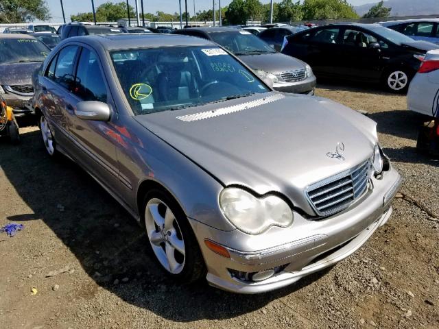 WDBRF40J85F562706 - 2005 MERCEDES-BENZ C 230K SPO TAN photo 1