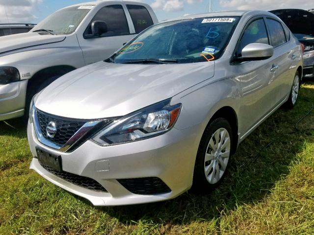 3N1AB7AP2HY206993 - 2017 NISSAN SENTRA S GRAY photo 2