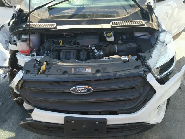 1FMCU0F78HUD93980 - 2017 FORD ESCAPE S WHITE photo 7