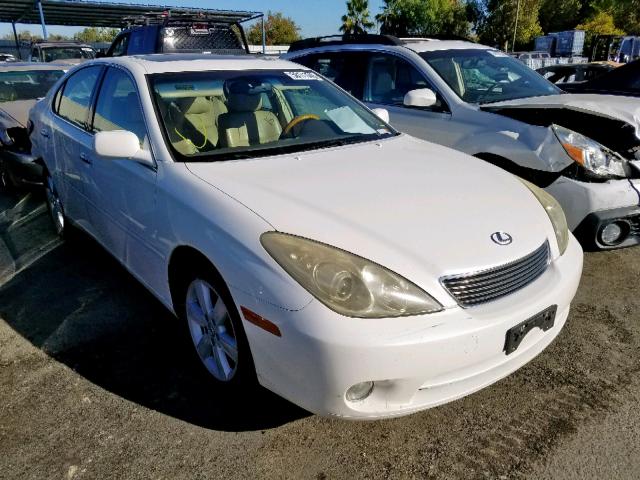 JTHBA30G455135785 - 2005 LEXUS ES 330 WHITE photo 1