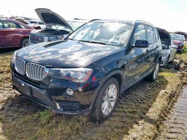 5UXWZ7C30H0V93061 - 2017 BMW X3 SDRIVE2 BLACK photo 2
