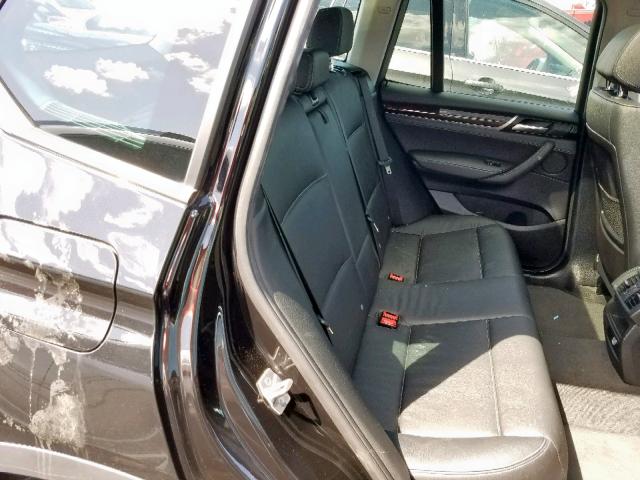 5UXWZ7C30H0V93061 - 2017 BMW X3 SDRIVE2 BLACK photo 6