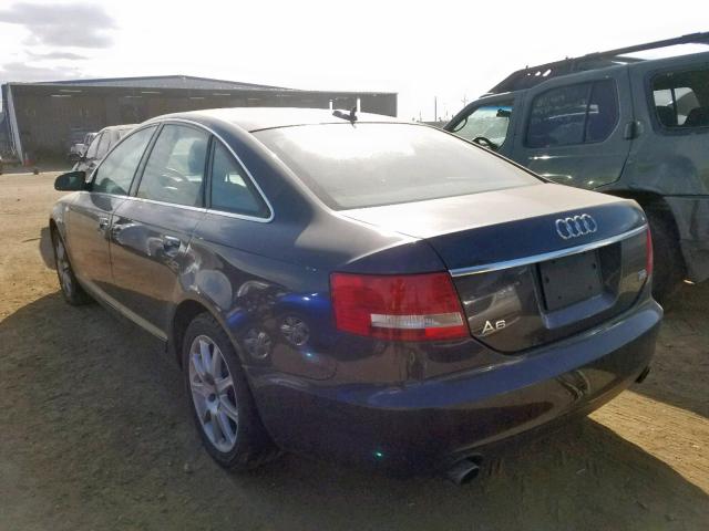 WAUDG74F85N116123 - 2005 AUDI A6 3.2 QUA BLUE photo 3