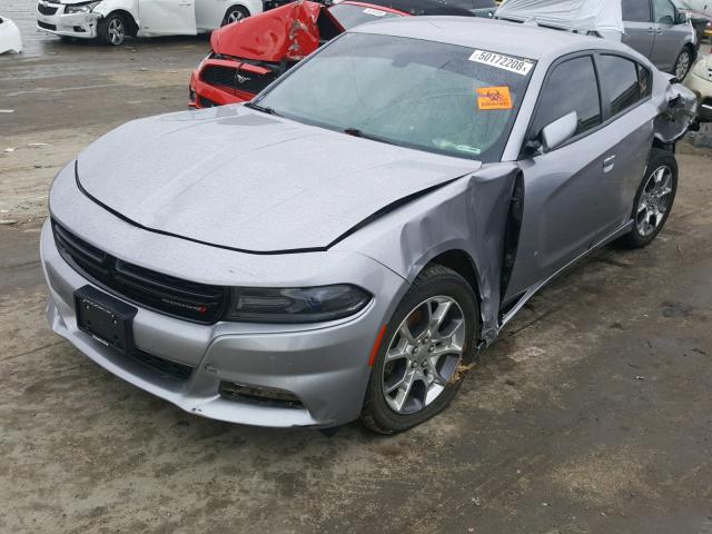 2C3CDXJGXGH277528 - 2016 DODGE CHARGER SX GRAY photo 2