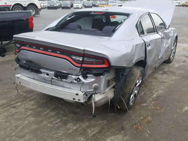 2C3CDXJGXGH277528 - 2016 DODGE CHARGER SX GRAY photo 9