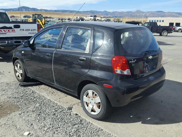KL1TD66638B191078 - 2008 CHEVROLET AVEO BASE Qara foto 3
