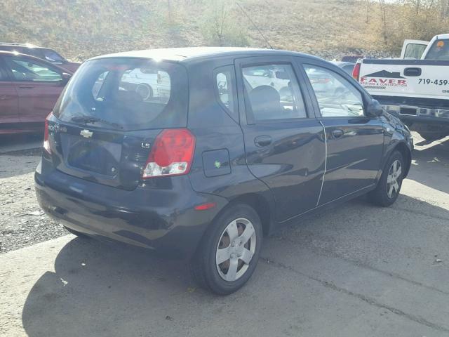 KL1TD66638B191078 - 2008 CHEVROLET AVEO BASE Qara foto 4