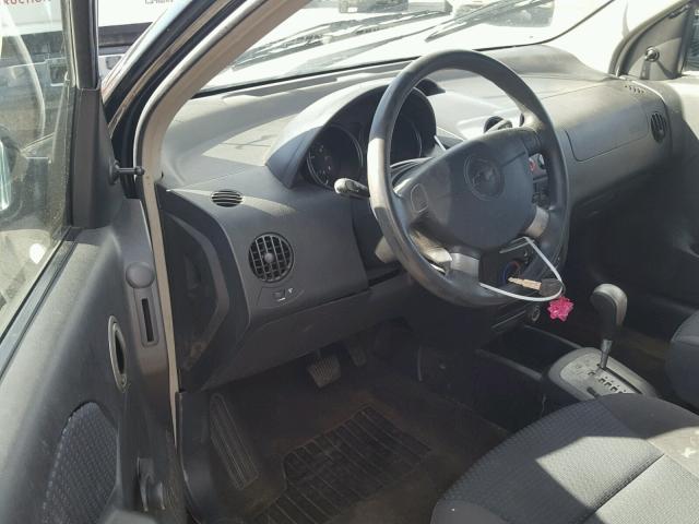 KL1TD66638B191078 - 2008 CHEVROLET AVEO BASE Qara foto 9