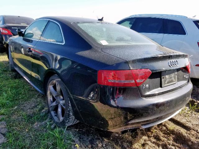 WAUWFAFR7AA068874 - 2010 AUDI A5 PRESTIG BLACK photo 3