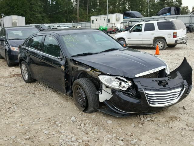 1C3CCBAB4CN330767 - 2012 CHRYSLER 200 LX BLACK photo 1