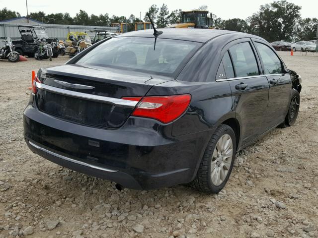 1C3CCBAB4CN330767 - 2012 CHRYSLER 200 LX BLACK photo 4