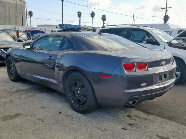 2G1FA1EDXB9158095 - 2011 CHEVROLET CAMARO LS GRAY photo 3