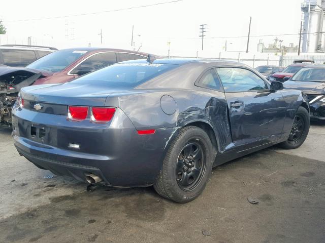 2G1FA1EDXB9158095 - 2011 CHEVROLET CAMARO LS GRAY photo 4