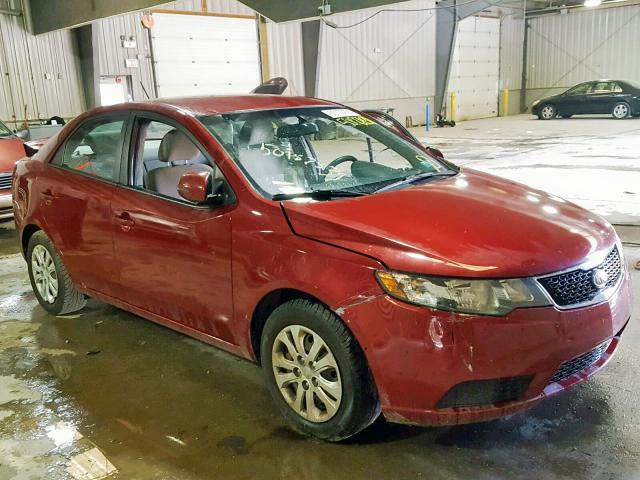 KNAFU4A25C5505476 - 2012 KIA FORTE EX RED photo 1