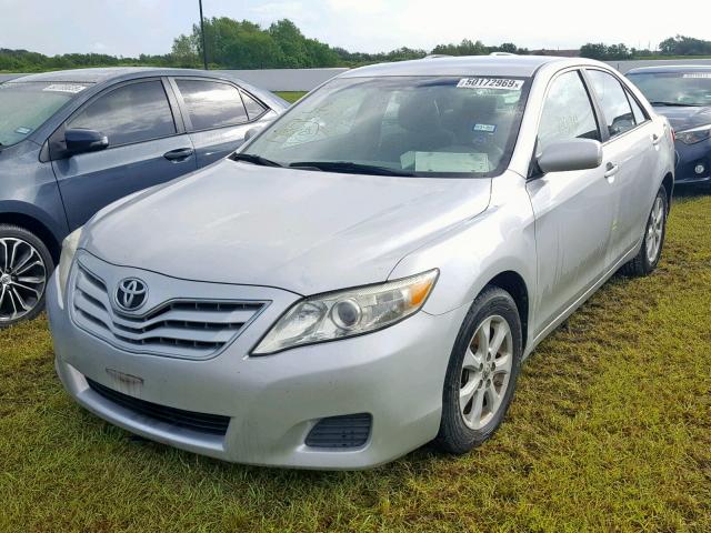 4T4BF3EK3BR209393 - 2011 TOYOTA CAMRY BASE SILVER photo 2