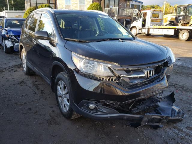 2HKRM4H75EH652305 - 2014 HONDA CR-V EXL BLACK photo 1