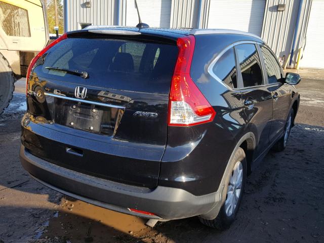 2HKRM4H75EH652305 - 2014 HONDA CR-V EXL BLACK photo 4